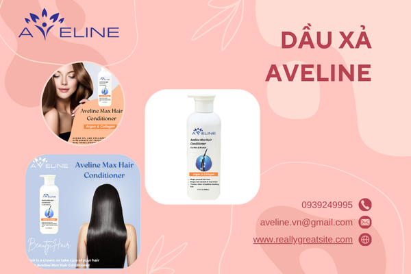 Giúp tóc mềm mượt và bồng bềnh với dầu xả Aveline
