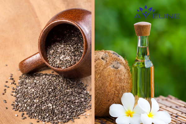 Hạt chia và dầu dừa