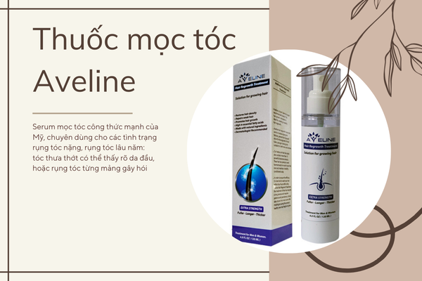 Thuốc giảm rụng tóc và kích mọc tóc Aveline Extra Strength