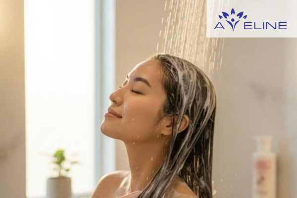 Ngay sau khi gội đầu 