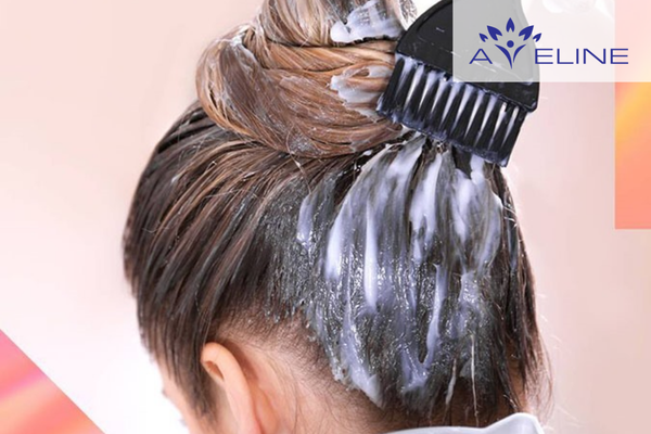 Bước 1: Để tóc khô hoàn toàn