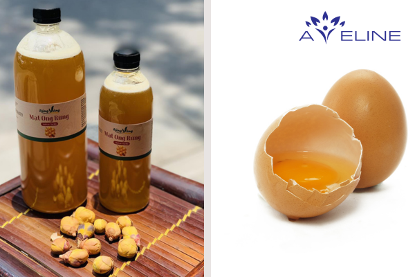 Mật ong rừng và trứng gà