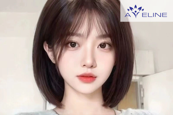 Tóc bob uốn cụp 