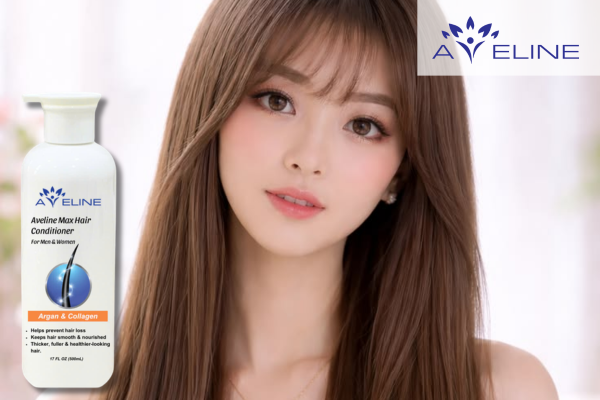Dầu xả giúp tóc vào nếp Aveline