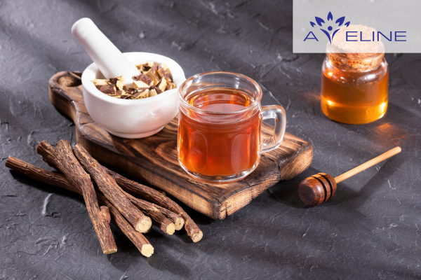 Uống trà cam thảo