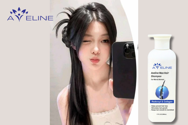Làm đẹp tóc với dầu gội mọc tóc Aveline