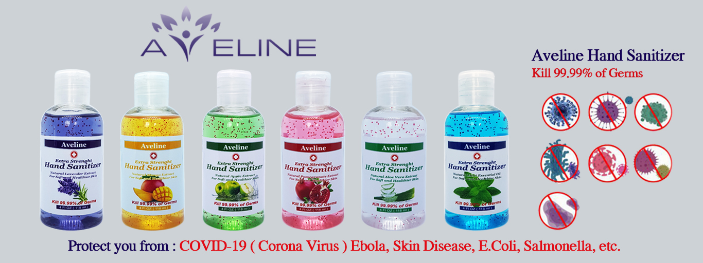 Gel rửa tay khô Aveline - Mỹ ( Tinh chất Xoài )